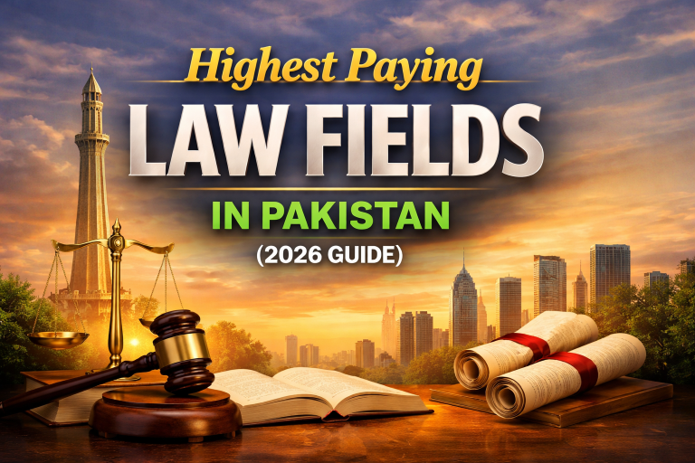 Highest Paying Law Fields in Pakistan (2026 Guide)