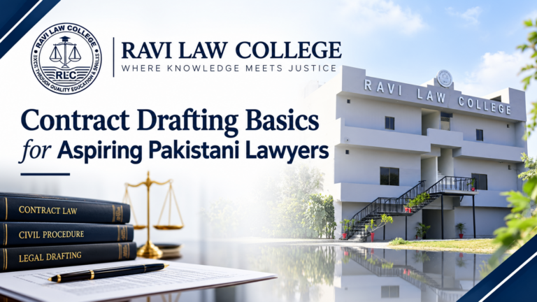 Contract Drafting Basics for Aspiring Pakistani Lawyers